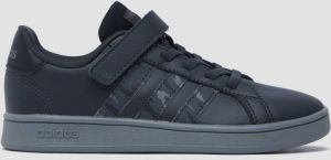 Adidas Grand Court El Sneakers Zwart Grijs Kinderen