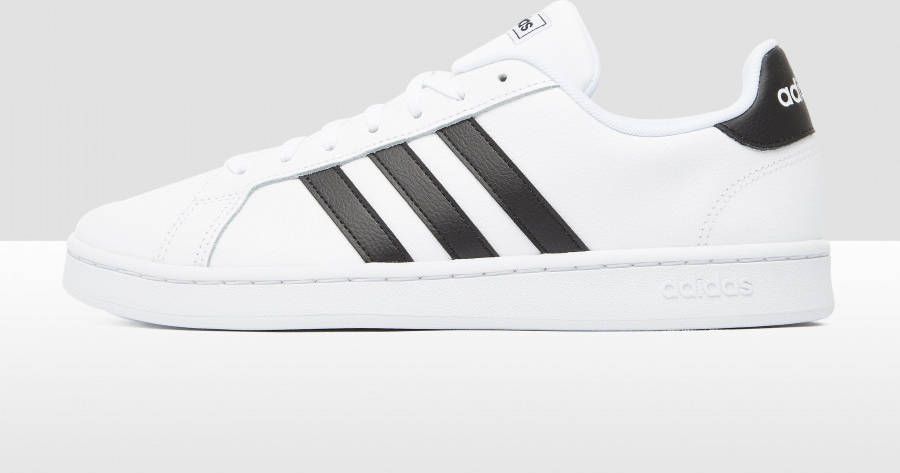 adidas grand court sneakers wit zwart heren