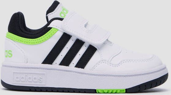 adidas hoops 3.0 cf sneakers wit groen kinderen