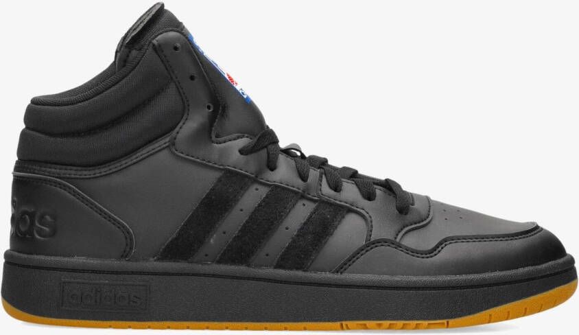 adidas hoops 3.0 mid classic sneakers zwart heren