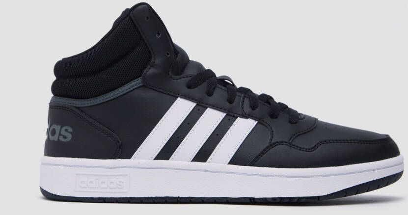 Adidas SPORTSWEAR Hoops 3.0 Mid Sneakers Core Black Ftwr White Grey Six - Foto 4