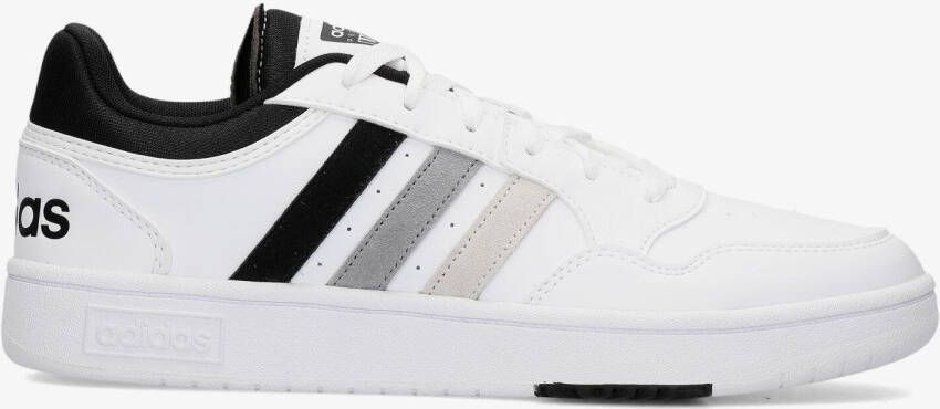 adidas hoops 3.0 sneakers wit grijs heren