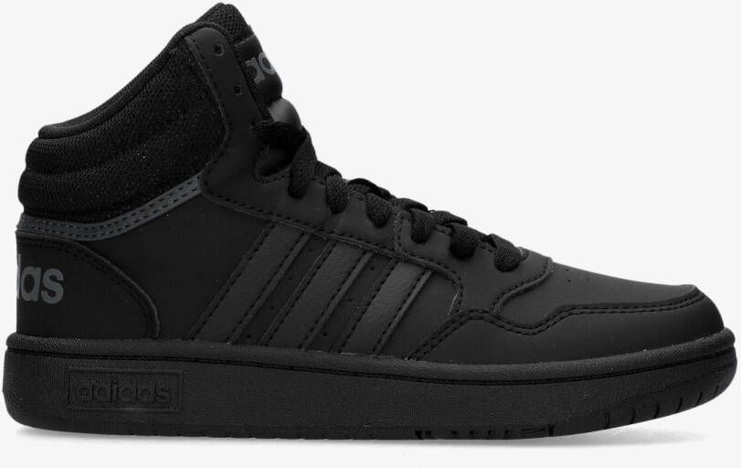 adidas hoops mid 3.0 sneakers zwart kinderen