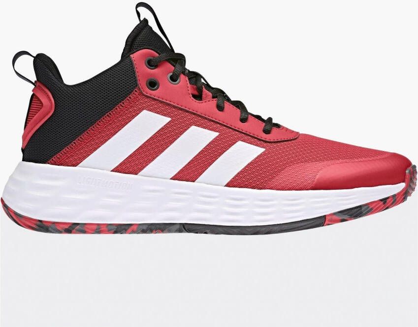 adidas ownthegame basketbalschoenen rood heren