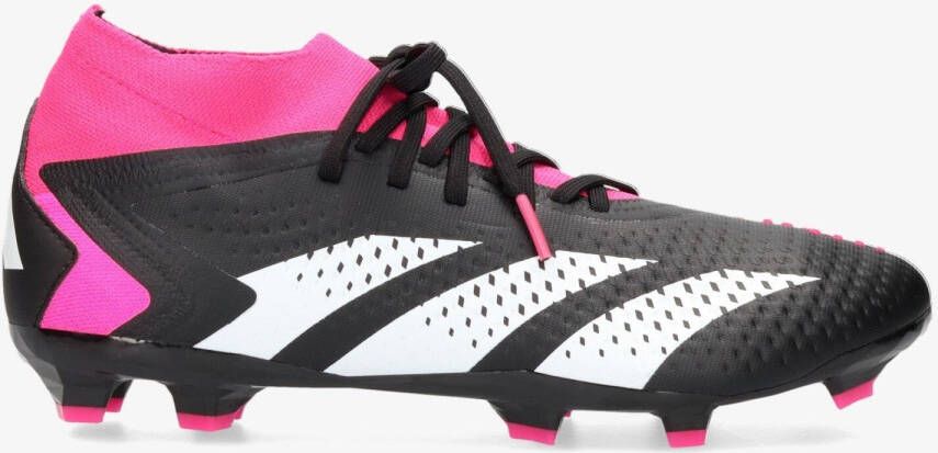 Adidas Predator Accuracy.2 Gras Voetbalschoenen (FG) Zwart Wit Roze - Foto 2
