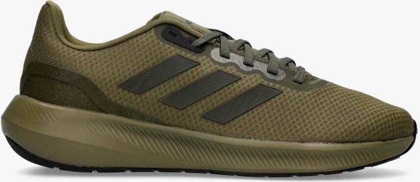 Adidas Performance Runfalcon 3.0 hardloopschoenen olijfgroen zwart - Foto 5