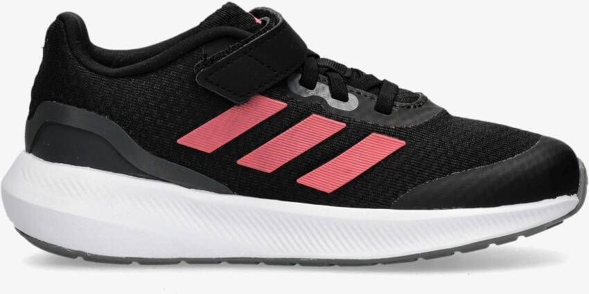 adidas runfalcon 3.0 hardloopschoenen zwart roze kinderen