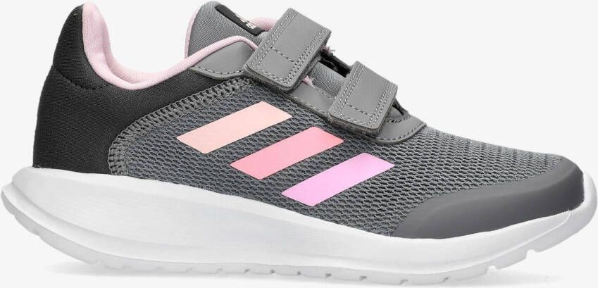 adidas tensaur run 2.0 cf hardloopschoenen grijs roze kinderen