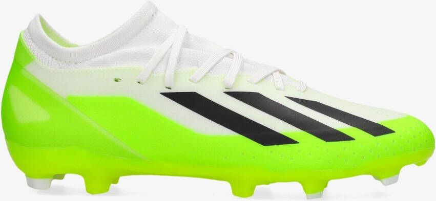 adidas x crazyfast 3 voetbalschoenen wit groen heren