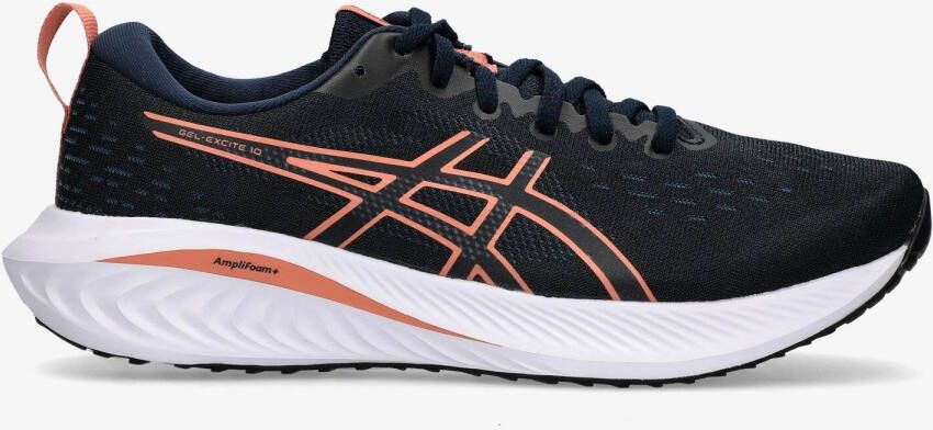 Asics gel excite 10 hardloopschoenen zwart roze dames