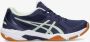 ASICS Gel-Rocket 10 1072A056-407 Vrouwen Marineblauw Volleybalschoenen - Thumbnail 3