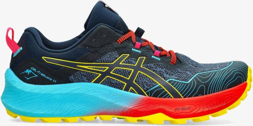 Asics gel-trabuco 11 hardloopschoenen blauw heren