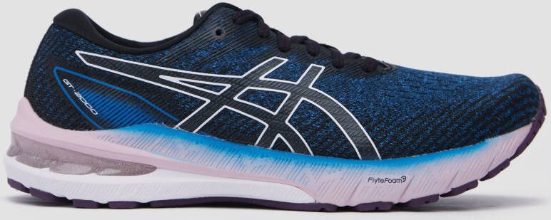 Asics gt-2000 10 hardloopschoenen blauw roze dames