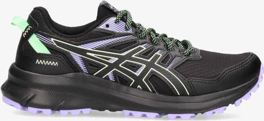 Asics trail scout 2 hardloopschoenen zwart paars dames