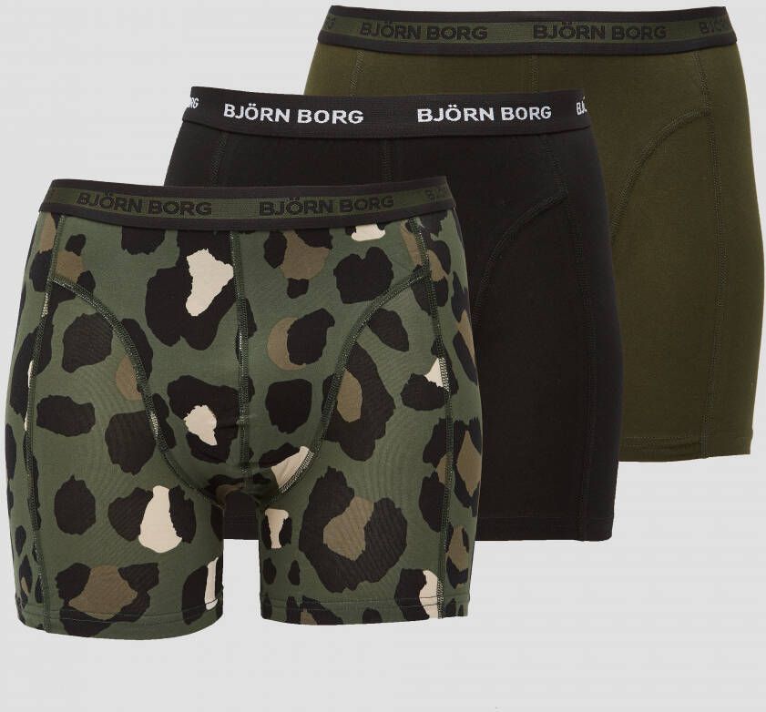 Bjorn Borg essential sammy boxershort 3 pack groen heren