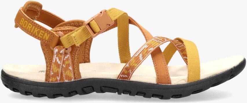 BORIKEN yuka wandelsandalen bruin dames