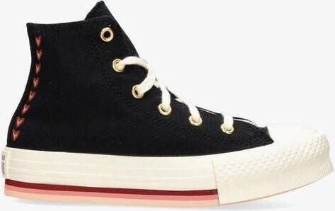 Converse chuck taylor all star lift sneakers zwart kinderen