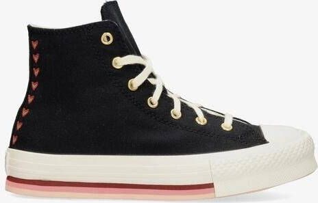 Converse chuck taylor all star lift sneakers zwart kinderen