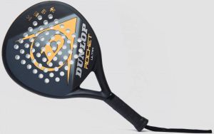 Dunlop rocket ultra padelracket geel zwart heren