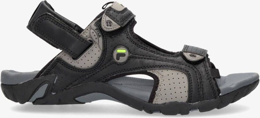 Fila clift wandelsandalen zwart grijs heren