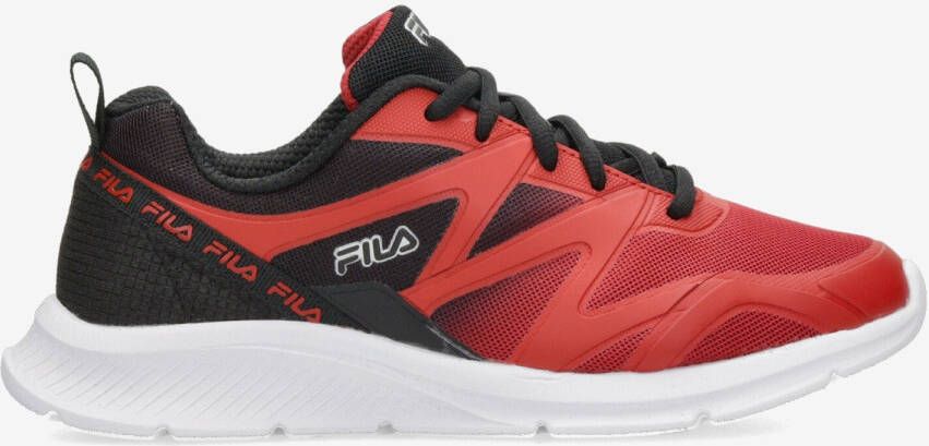 Fila galaxia 5 hardloopschoenen rood zwart kinderen