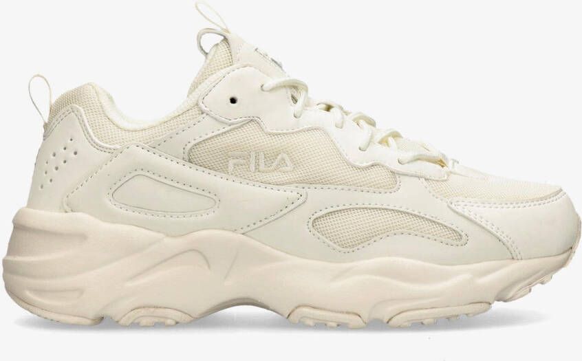 Fila ray tracer sneakers beige wit rood - Schoenen.nl