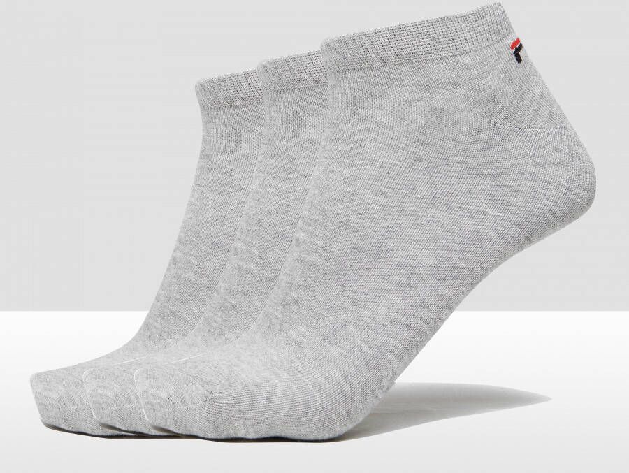 Fila sneakersokken 3 pack grijs unisex heren Schoenen
