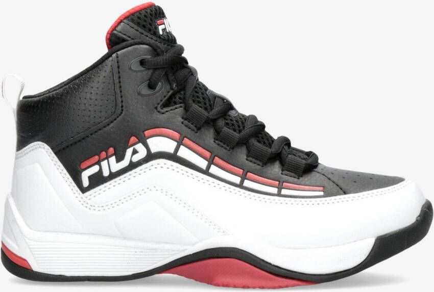 Fila spitfire 3 sneakers zwart wit kinderen