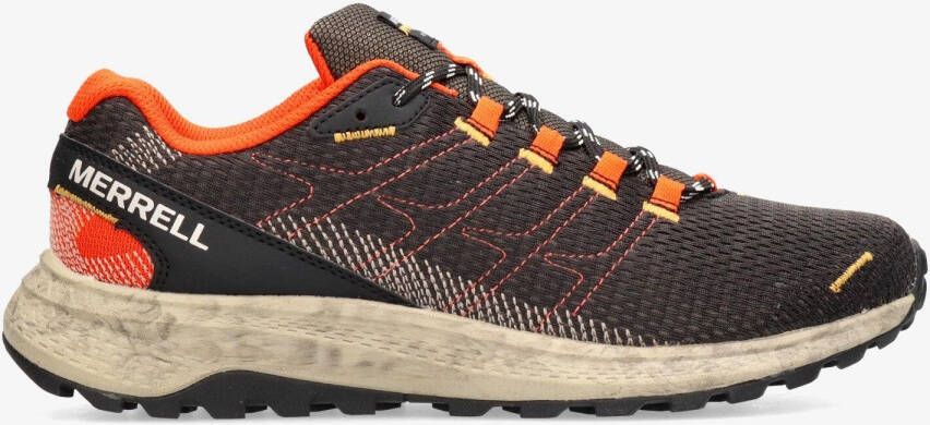 Merrell fly strike trailschoenen zwart heren