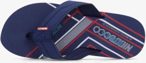 NICOBOCO pretto slippers blauw heren
