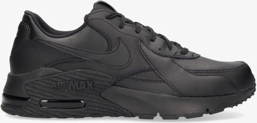 Nike Air Max Excee Leather sneakers zwart/antraciet - Schoenen.nl