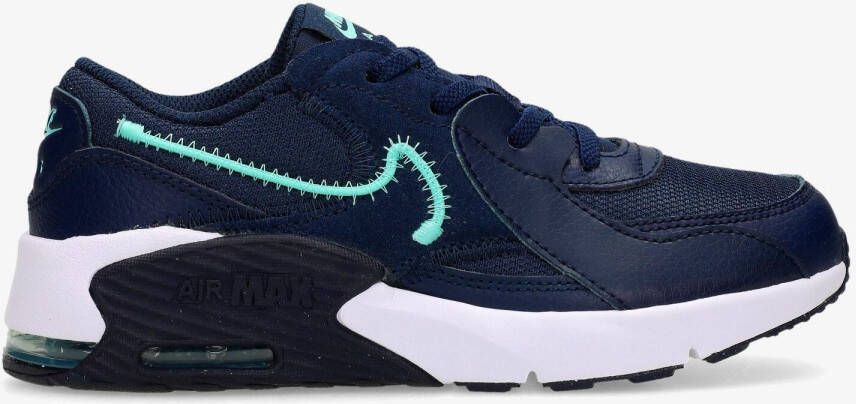 Nike air max excee sneakers zwart groen kinderen