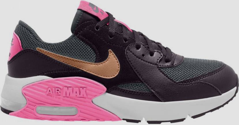 Bekijk het internet tegel stem Nike air max excee sneakers zwart roze kinderen - Schoenen.nl