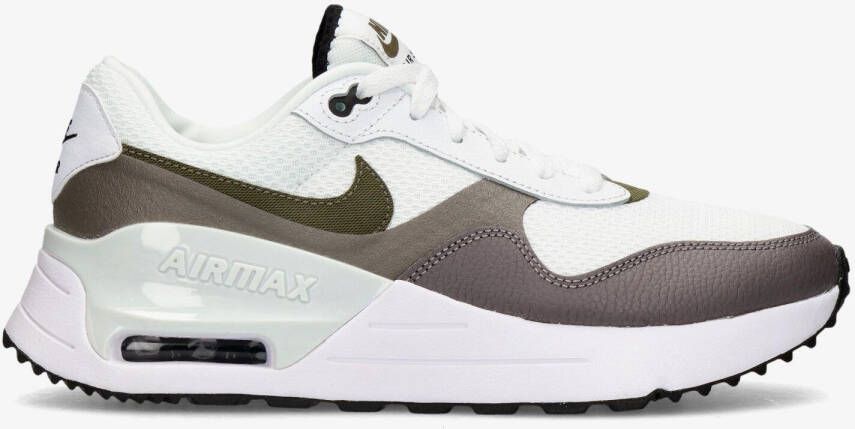 Nike air max systm sneakers wit bruin heren