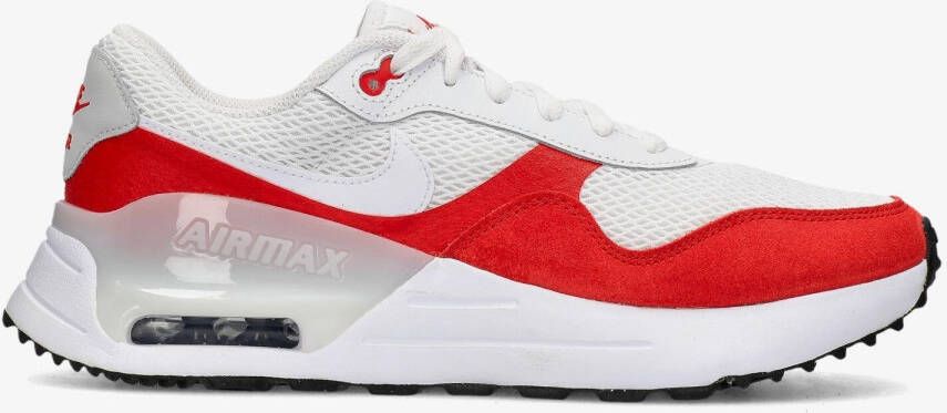 Nike air max systm sneakers wit rood heren