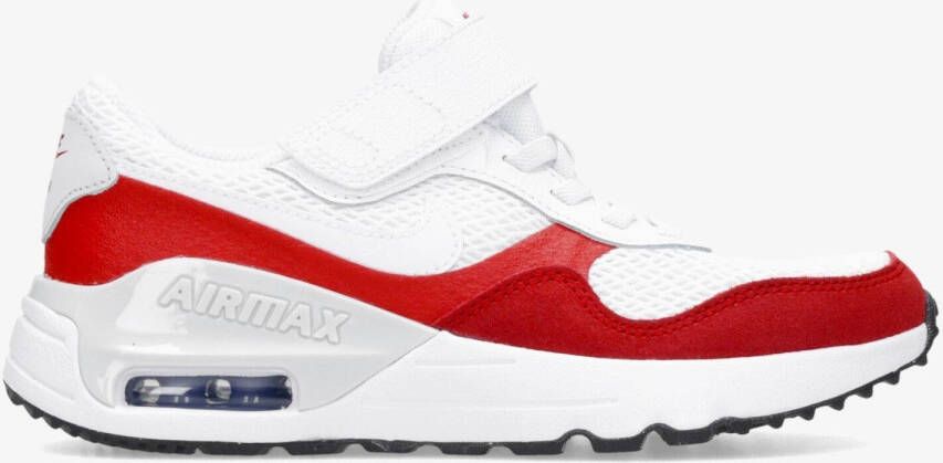 Nike air max systm sneakers wit rood kinderen
