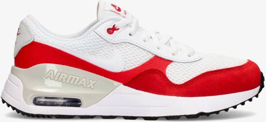 Nike air max systm sneakers wit rood kinderen