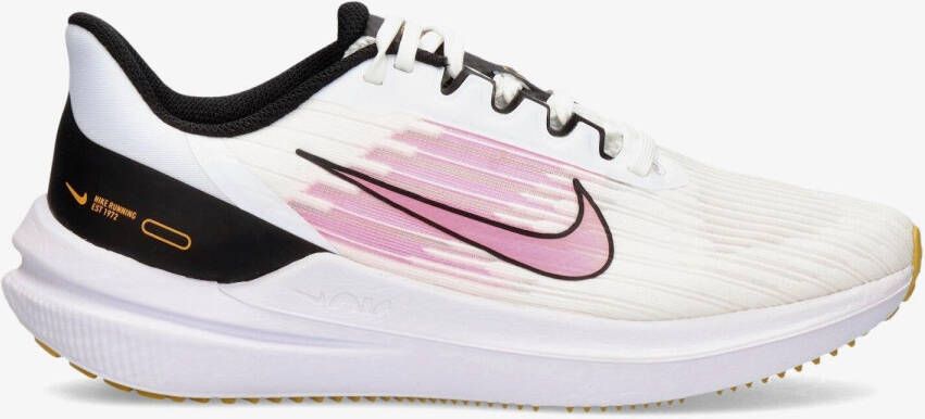 Nike air winflo 9 hardloopschoenen wit roze dames