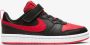 Nike court borough low 2 sneakers zwart rood kinderen - Thumbnail 4