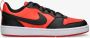 Nike court borough low recraft sneakers rood zwart kinderen - Thumbnail 1