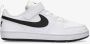 Nike court borough low recraft sneakers wit zwart kinderen - Thumbnail 1