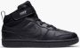 Nike Court Borough Mid 2 Zwart Sneakers Klittenband - Thumbnail 4