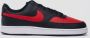 Nike court vision low sneakers zwart rood heren - Thumbnail 6