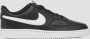 Nike Court Vision Low Sneakers Black White-Photon Dust - Thumbnail 10