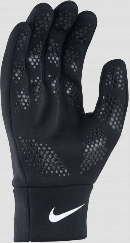 Nike hyperwarm field player voetbalhandschoenen wit zwart heren