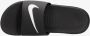 Nike Kawa Slide Bgp Slippers Black White - Thumbnail 5