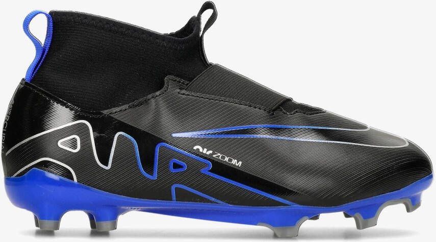 Nike mercurial sp aca fg voetbalschoenen zwart blauw kinderen