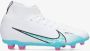 Nike mercurial superfly voetbalschoenen wit blauw kinderen - Thumbnail 2