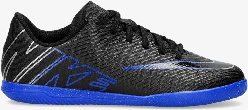 Nike mercurial vapor club indoor voetbalschoenen zwart blauw kinderen