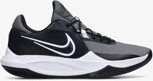 Nike precision 6 basketbalschoenen zwart grijs heren